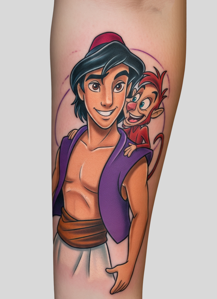 Aladdin Tattoo Shot