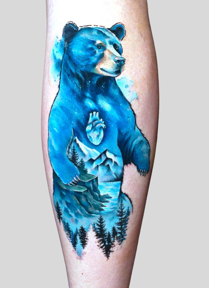 Bear Tattoo Design Image