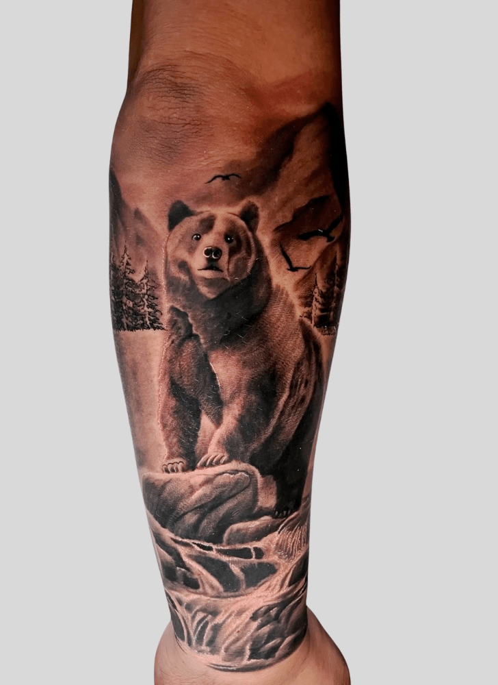 Bear Tattoo Photo