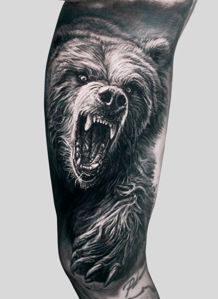 Bear Tattoo Photograph