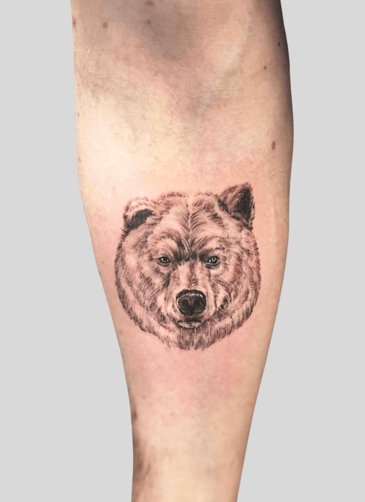 Bear Tattoo Shot
