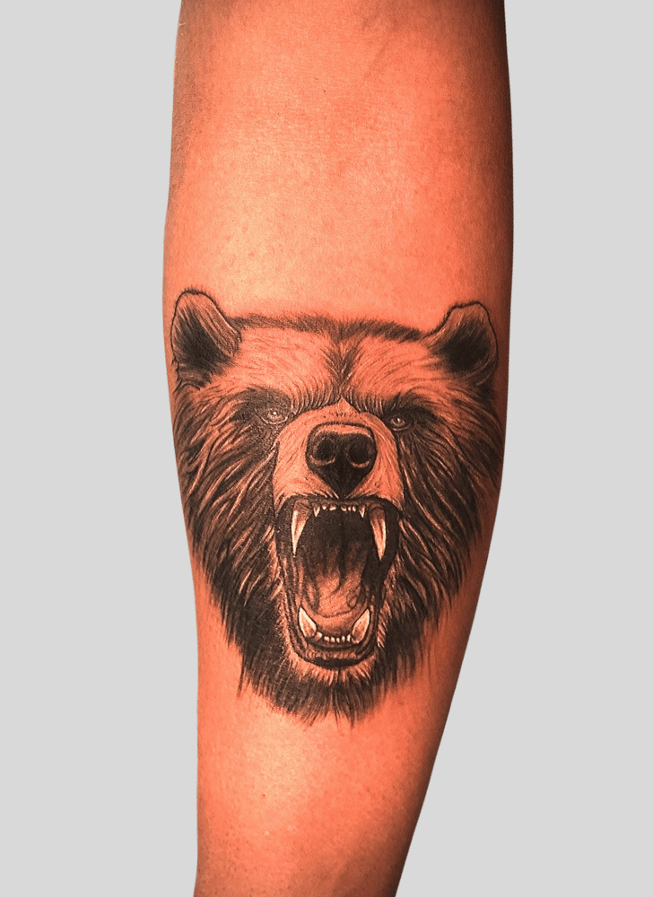 Bear Tattoo Figure