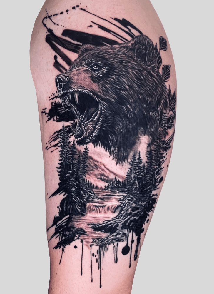 Bear Tattoo Ink