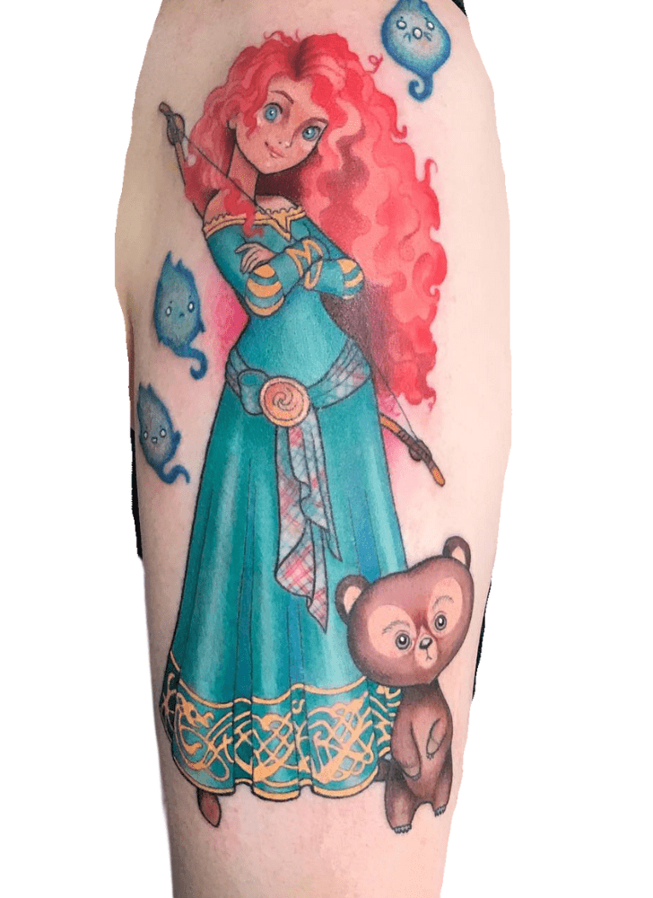 Brave Tattoo Portrait
