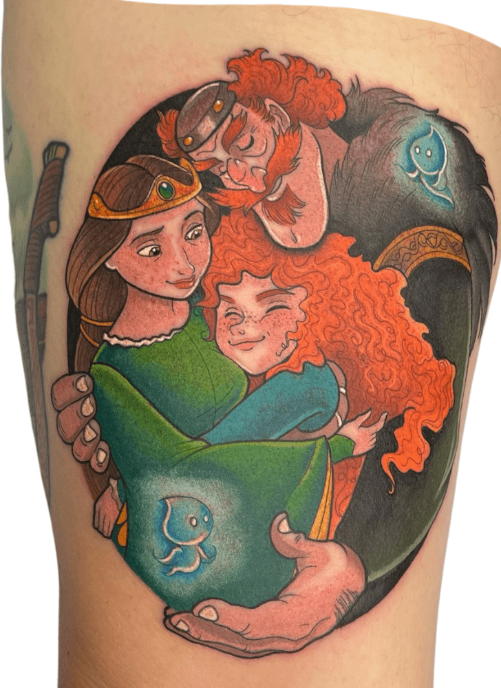 Brave Tattoo Portrait