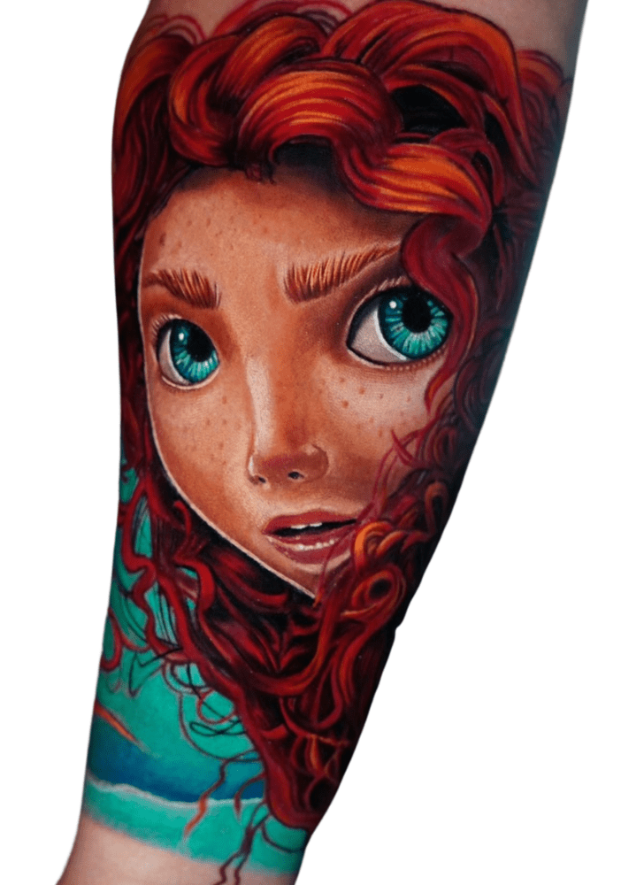Brave Tattoo Portrait