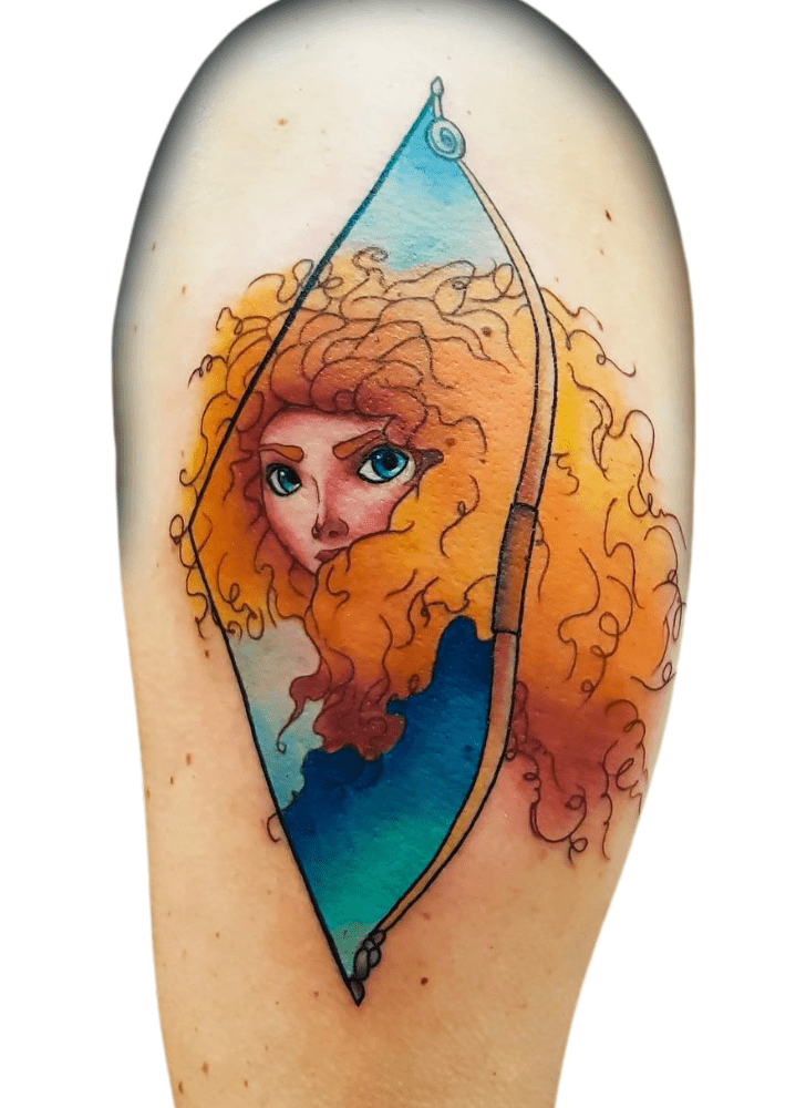 Brave Tattoo Design Image