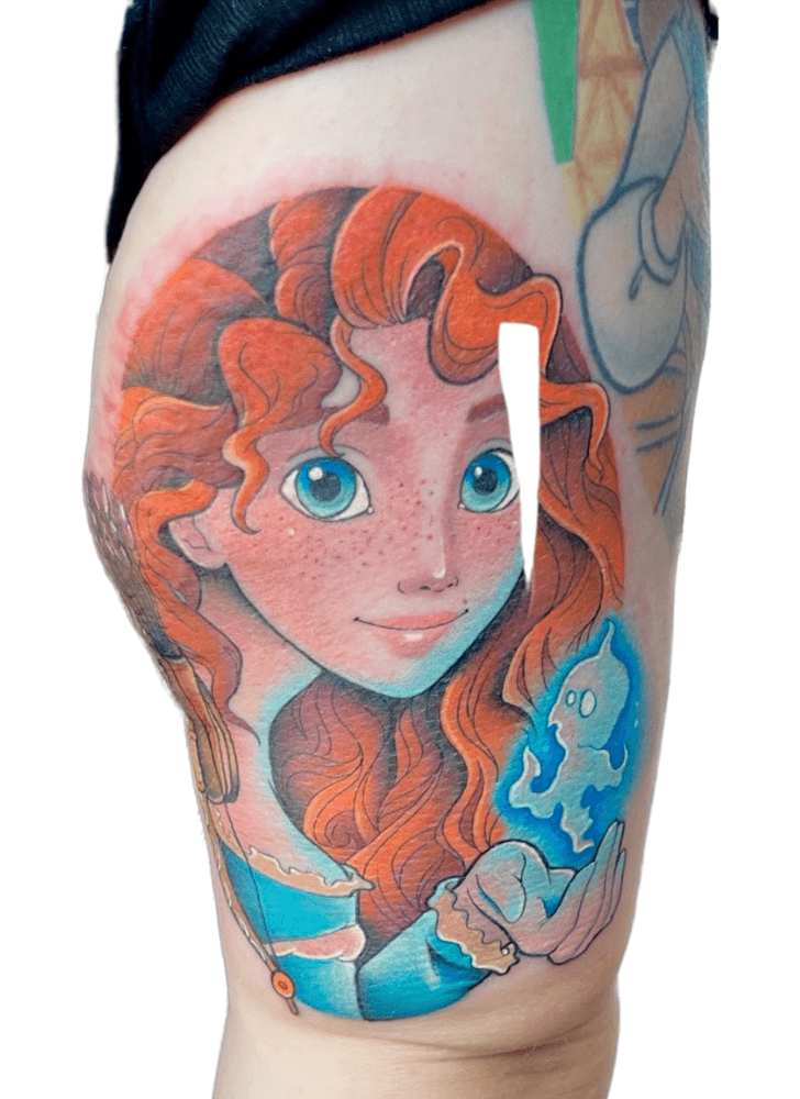 Brave Tattoo Portrait
