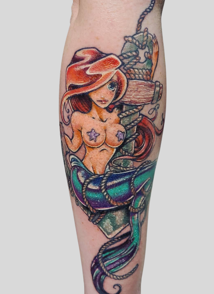 Disney Princess Tattoo Figure