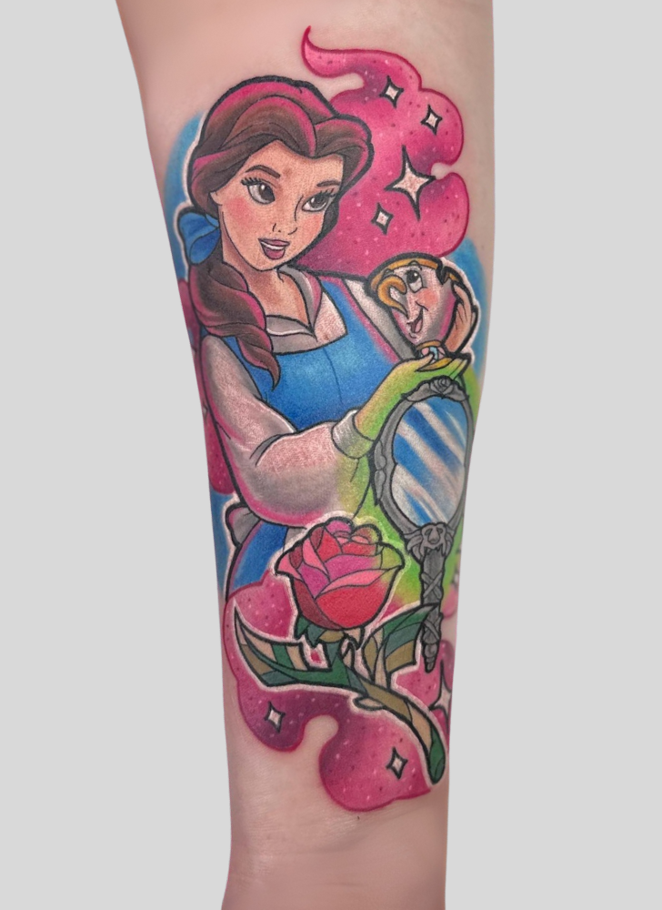Disney Princess Tattoo Portrait