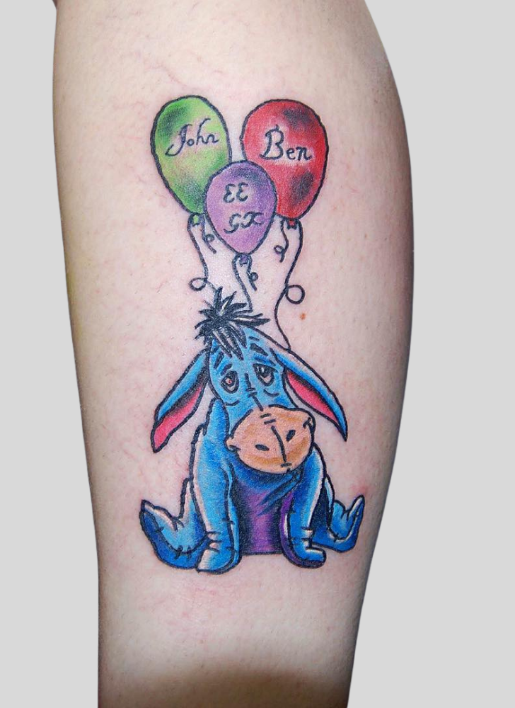 Eeyore Tattoo Ink