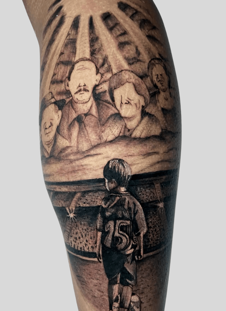 Football Tattoo Photo