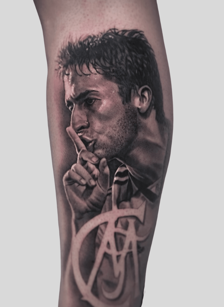 Football Tattoo Photograph