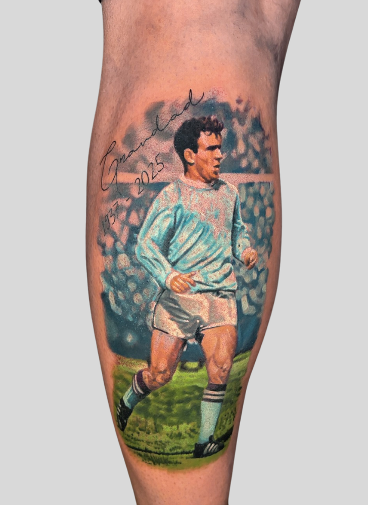 Football Tattoo Shot