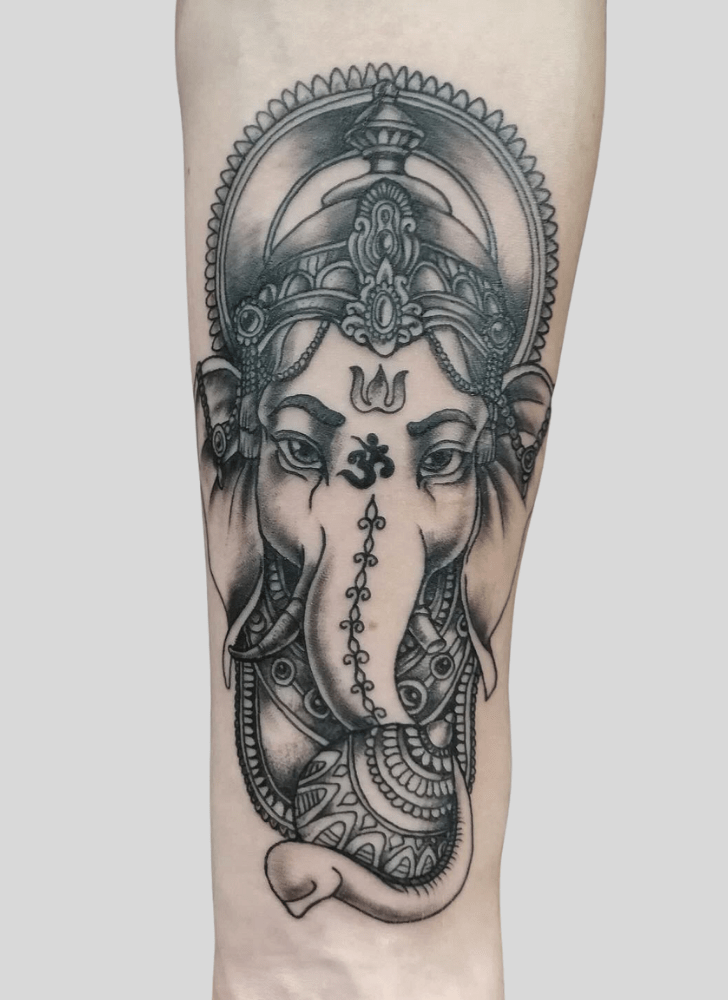 Ganesha Tattoo Figure