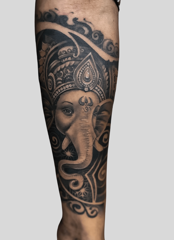 Ganesha Tattoo Photograph