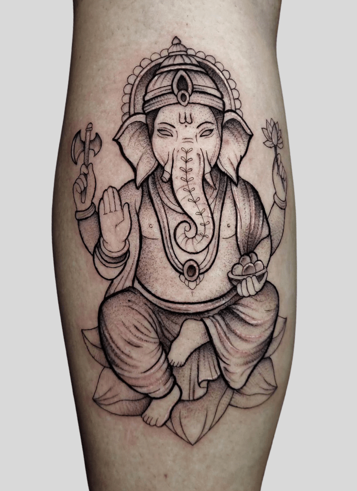Ganesha Tattoo Portrait