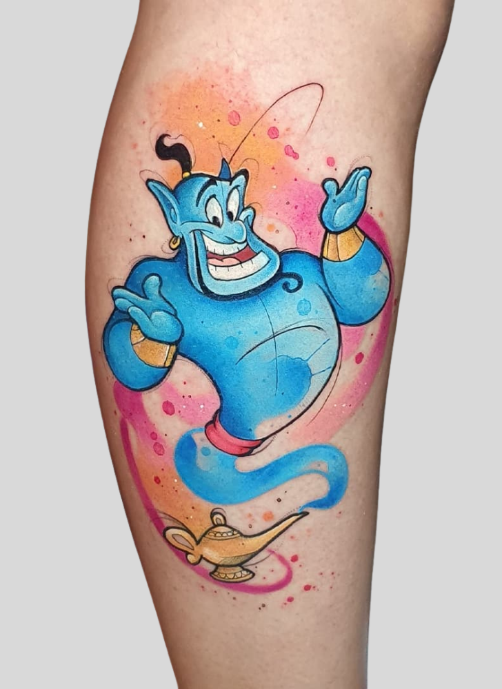Genie Tattoo Photograph