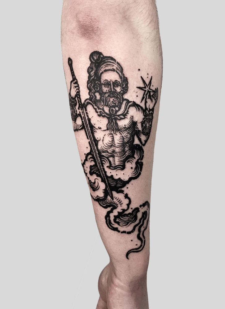 Genie Tattoo Portrait