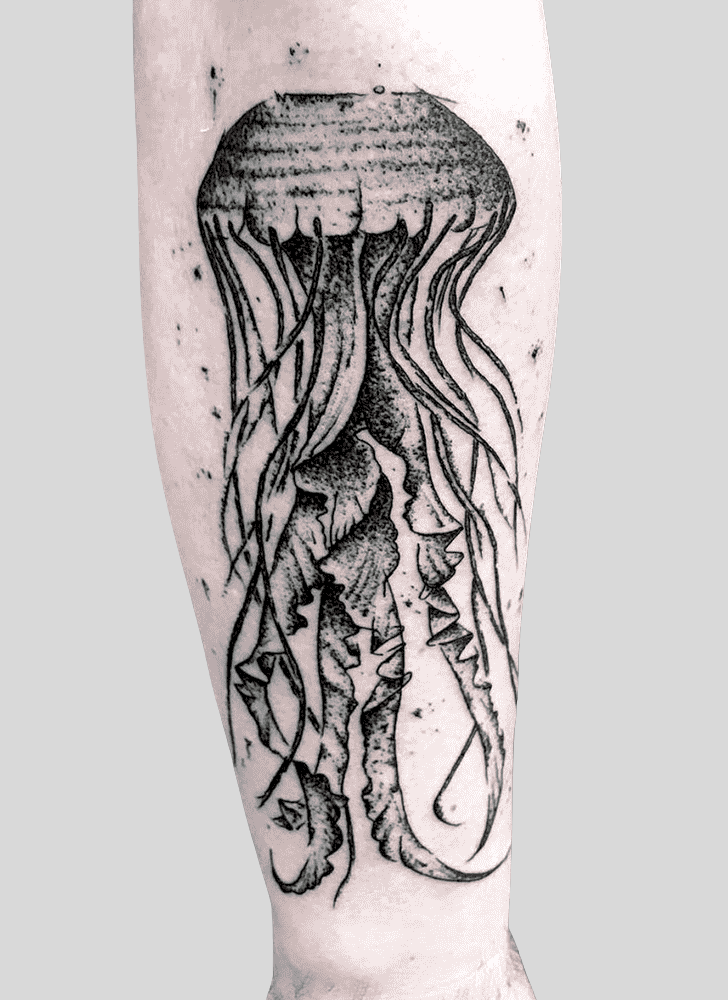 Jellyfish Tattoo Portrait