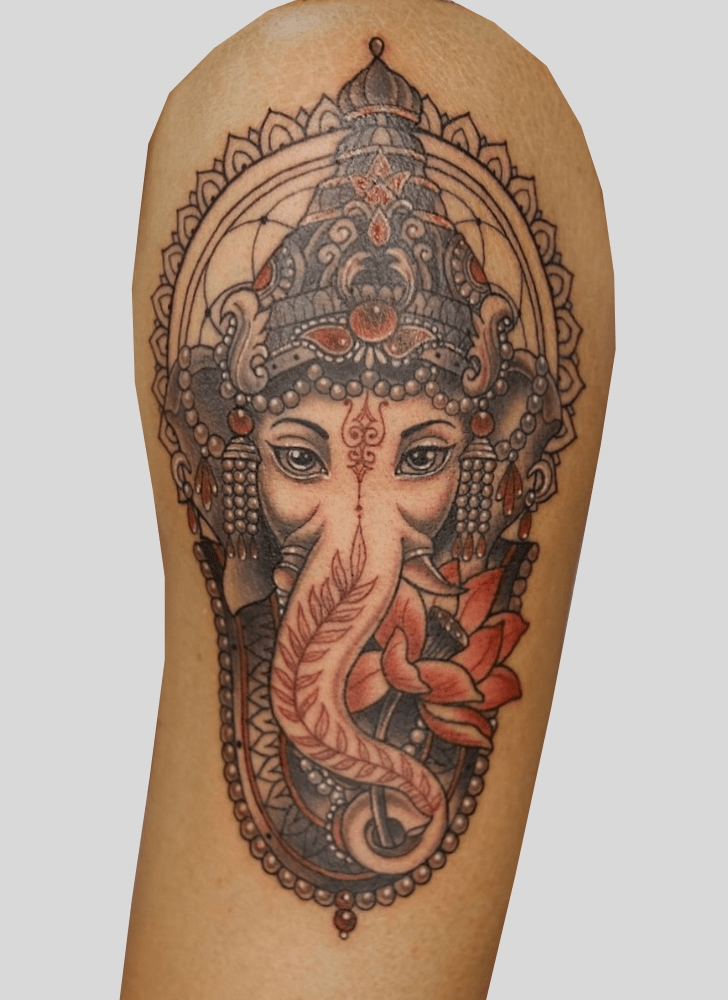 Lord Ganesha Tattoo Portrait