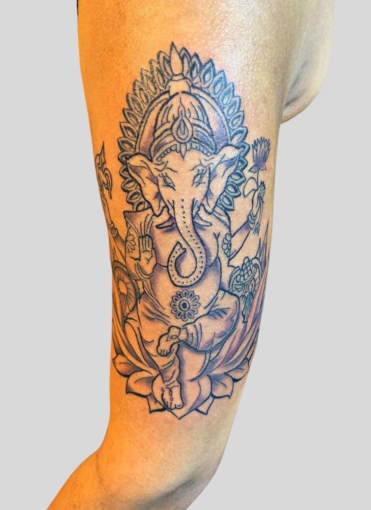 Lord Ganesha Tattoo Shot