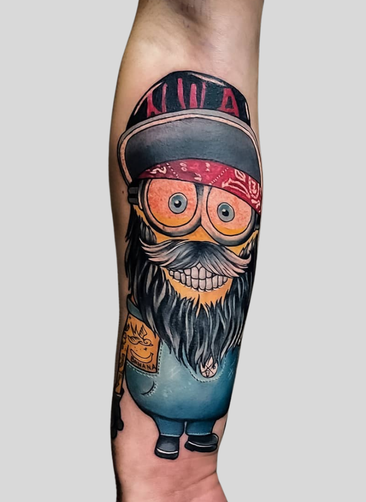 Minion Tattoo Portrait