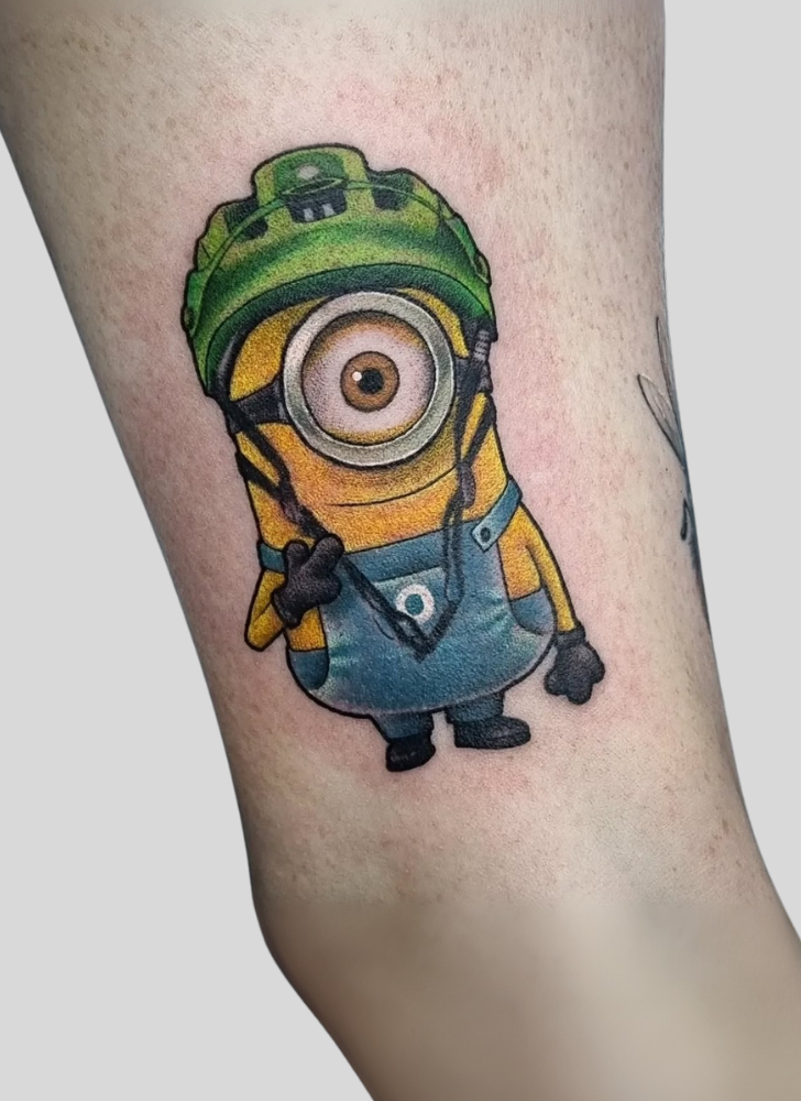 Minion Tattoo Shot