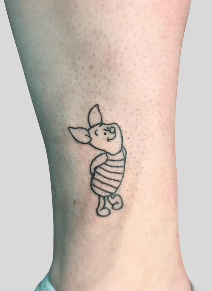 Piglet Tattoo Figure