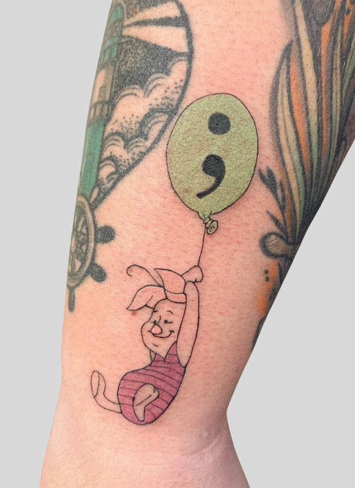 Piglet Tattoo Portrait