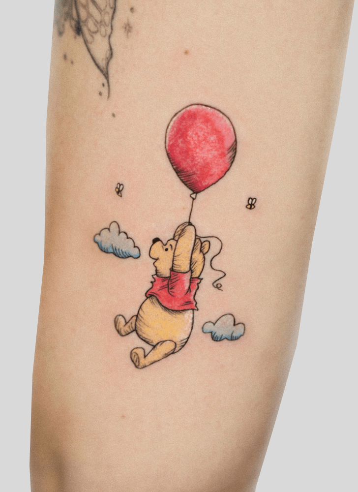 Pooh Tattoo Design Image