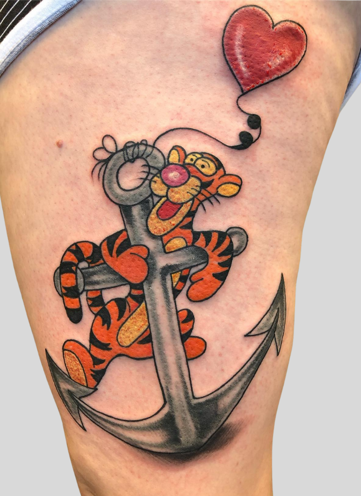 Tigger Tattoo Design Image