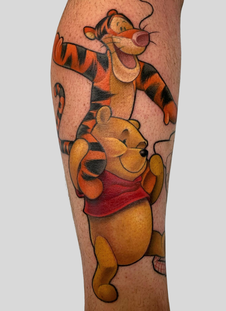 Winnie the Pooh Tattoo Figure