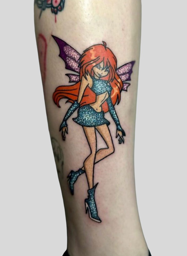 Winx Club Tattoo Figure