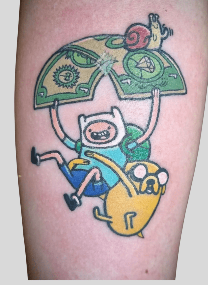 Adventure Time Tattoo Shot