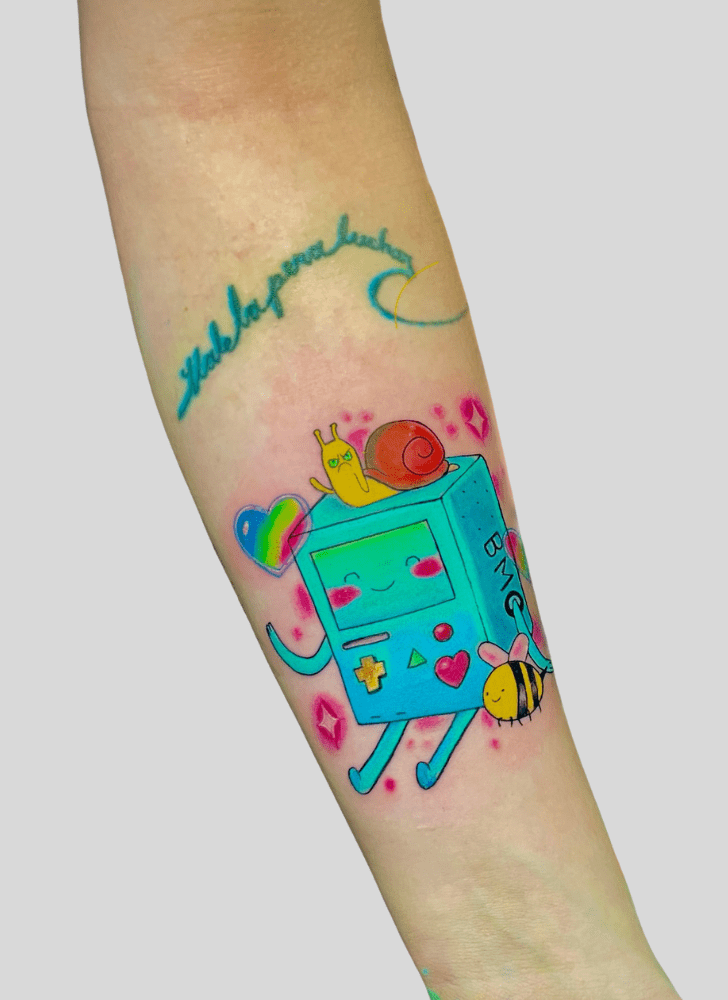 Adventure Time Tattoo Shot