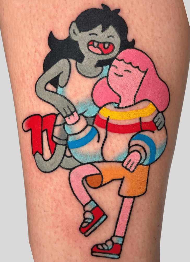 Adventure Time Tattoo Figure