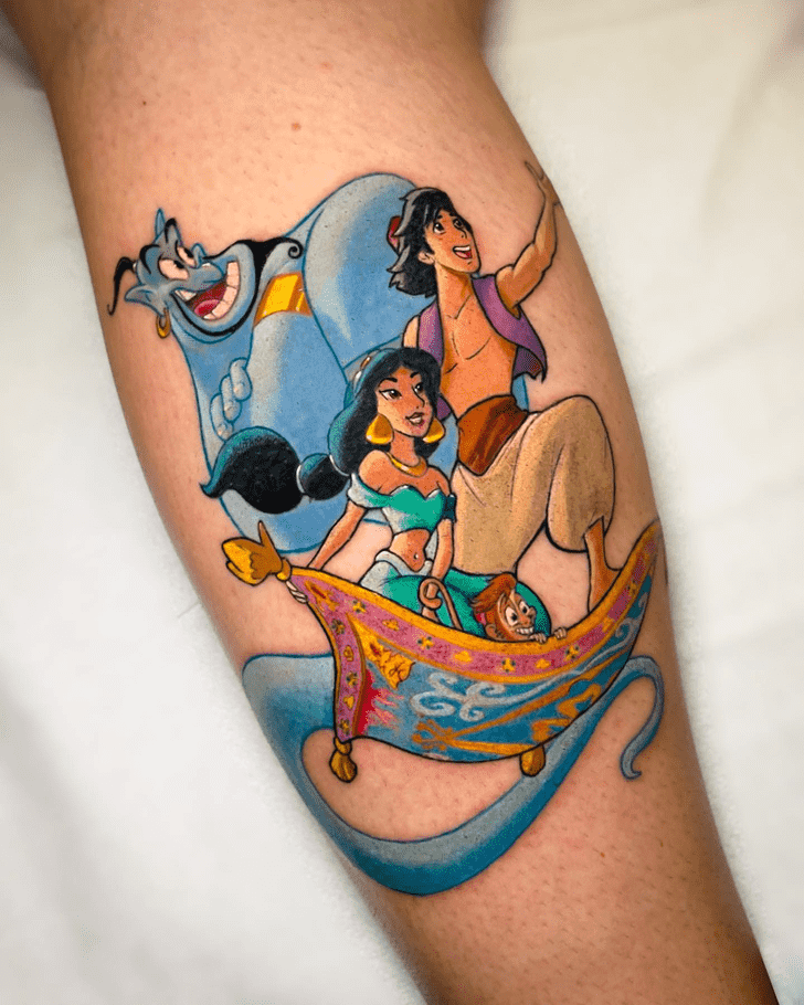 Aladdin Tattoo Figure