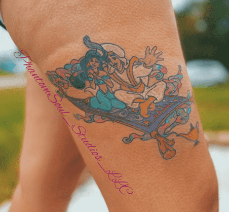 Aladdin Tattoo Figure