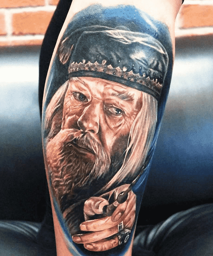 Albus Dumbledore Tattoo Snapshot