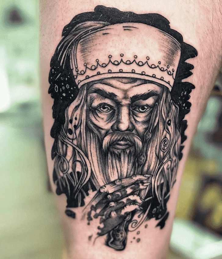 Albus Dumbledore Tattoo Figure