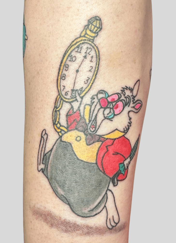 Alice In Wonderland Tattoo Portrait