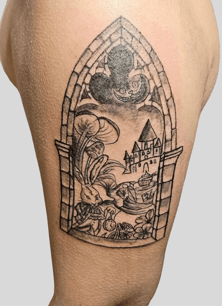 Alice In Wonderland Tattoo Shot