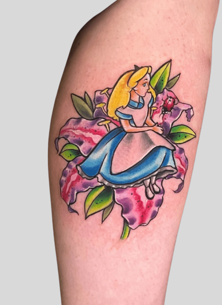 Alice In Wonderland Tattoo Snapshot