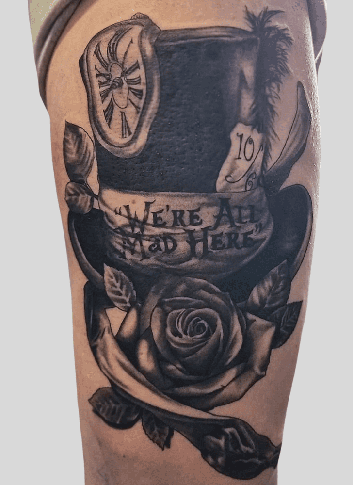 Alice In Wonderland Tattoo Design Image