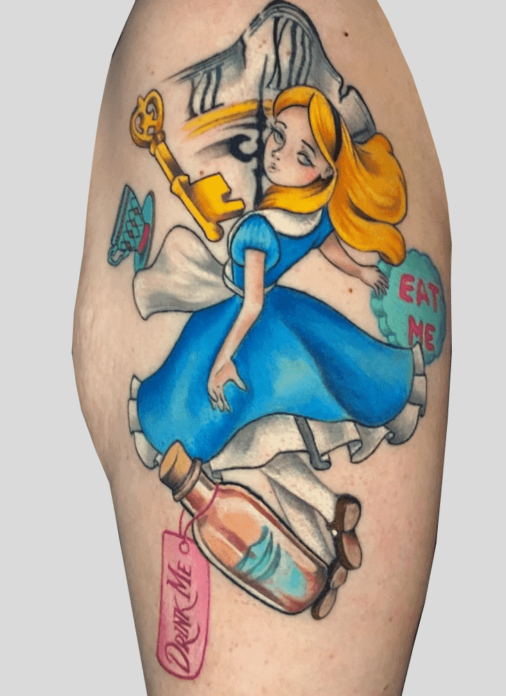 Alice In Wonderland Tattoo Picture