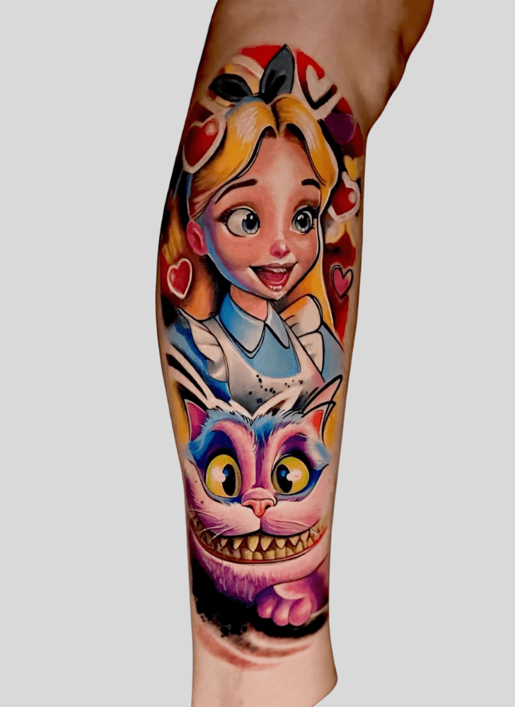 Alice In Wonderland Tattoo Photo