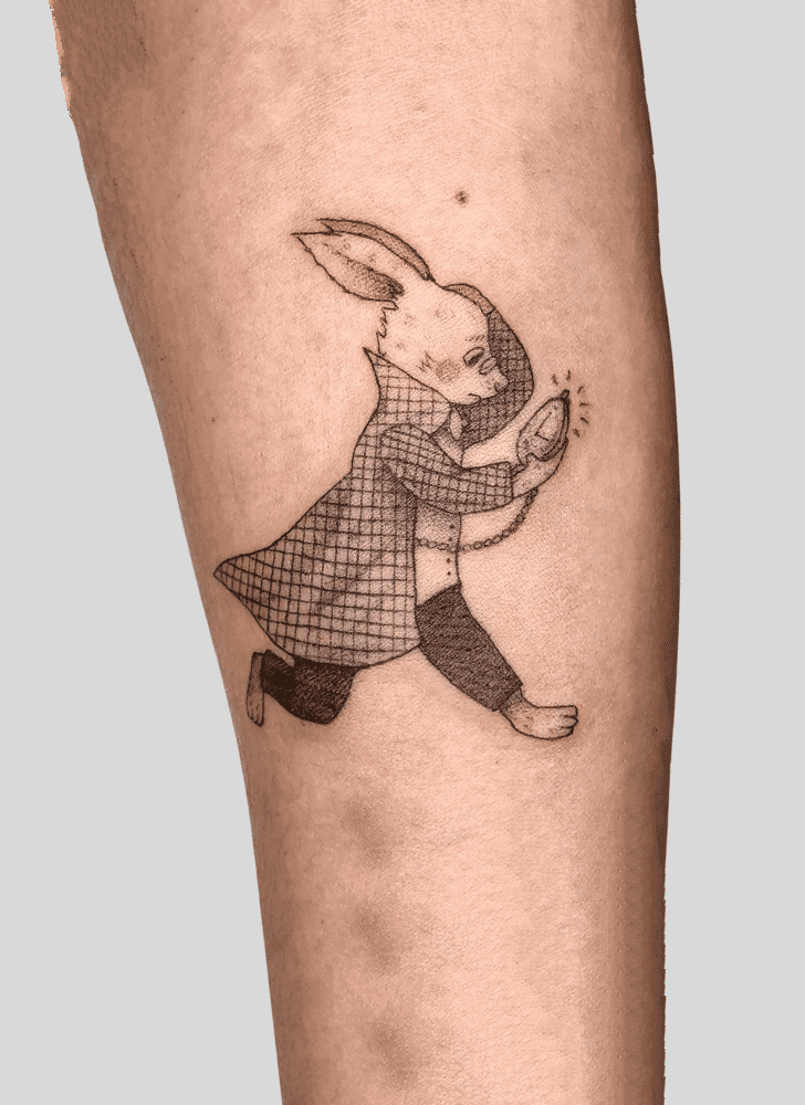 Alice In Wonderland Tattoo Figure