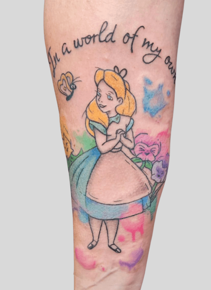 Alice In Wonderland Tattoo Photograph