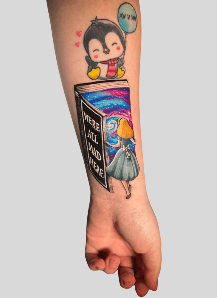 Alice In Wonderland Tattoo Snapshot